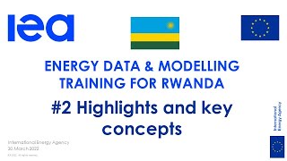 IEA Training for Rwanda on statistics and modelling: Highlights and key concepts