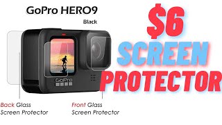 GoPro Hero 9 glass screen/lens protectors $7 SUOMAN brand on amazon (good deal) #SHORT