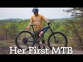 Building my Sister her First Mountain Bike (and testing it)