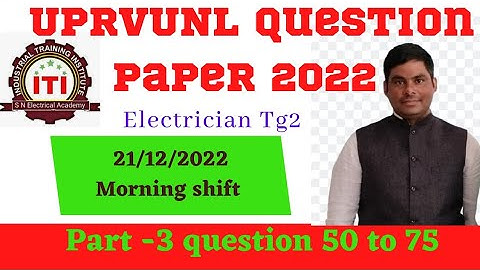 UPRVUNL TG2 QUESTION PAPER|| 21 DECEMBER 2022 || MORNING SHIFT PART-3 byEr s n sir Uprvunl tg2 answe