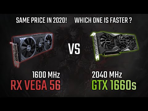 Видео: GTX 1660 Ti срещу Vega 56: показатели за игра при 1080p, 1440p и 4K