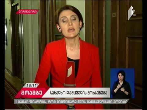 სახალხო დამცველის ანგარიში ადამიანის უფლებათა დაცვის კომიტეტის სხდომაზე