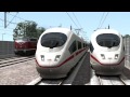 BR406 ICE 3 Parallelfahrt Augsburg - München Pasing NBS Führerstandsmitfahrt Train Simulator 2017