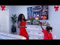 PRINCESS ROOM TOUR. Clean + decorate with us for Christmas. Night before Xmas cleaning motivation