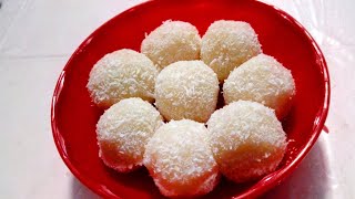 NARIYAL KE LADOO | 2 ingredients | 5 मिनट में त्यार करे ये लड्डू | no condensed milk