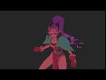 Blender 3d Grease pencil Animation Practice - Marc Brunet anime style fan art