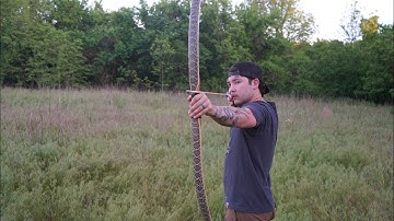 Building a Yew Selfbow with hand tools, without talking