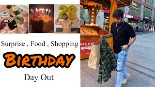 She Gave Me Surprise On My Bday Bday Vlog First Bday In Uk Complete Day Out 