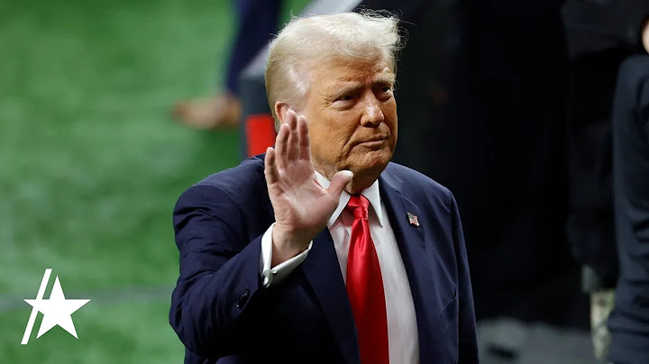 Donald Trump Becomes 1st Sitting President To Attend SUPER BOWL