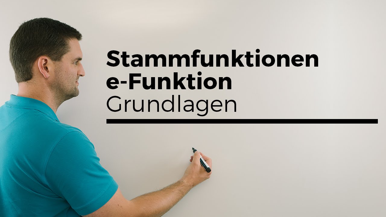 Stammfunktion bilden Vokabeln, Aufleiten, Integralrechnung | Mathe by Daniel Jung