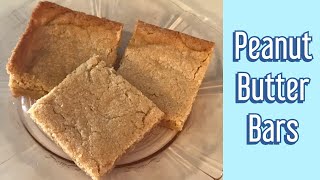 Quick \& Easy Peanut Butter Bars | Simple and Delicious!