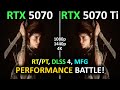 RTX 5070 vs RTX 5070 Ti | How Big Is the Difference? | 1080p, 1440p, 4K | RT + DLSS 4 + MFG | 2026