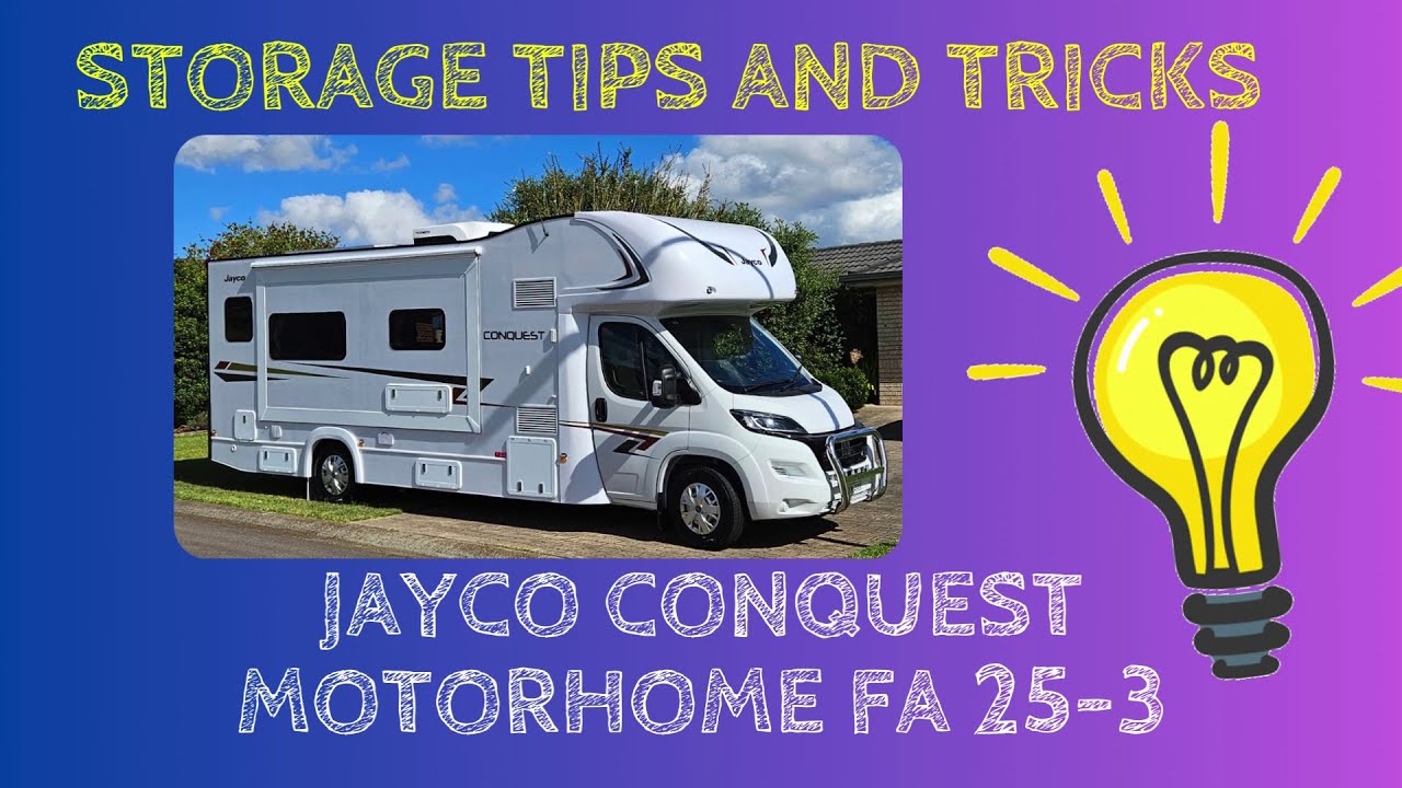 Episode 13 Jayco Conquest FA 253 Tour and Storage Tips and Tricks