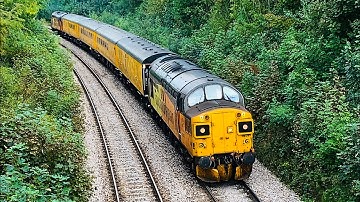 Colas Rail 37099+37219 At Dore From Derby R.T.C.(Network Rail) To Crewe C.S. (L&Nwr Site)