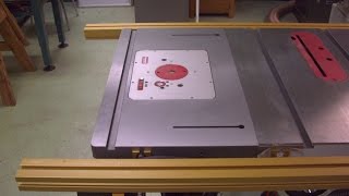 Peachtree router table extension - YouTube