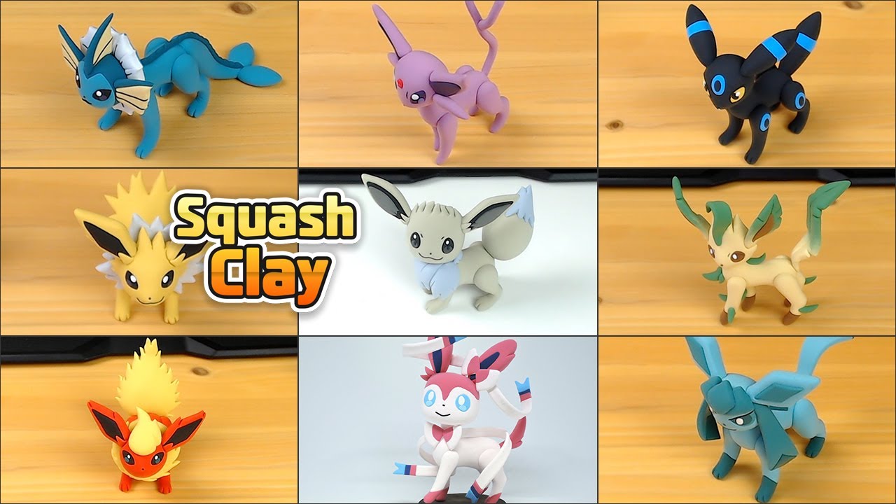 pokemon clay models