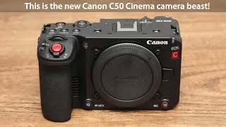 Leaked: Canon C50 Full Frame Cinema Workhorse with HUGE Cooling Fan!