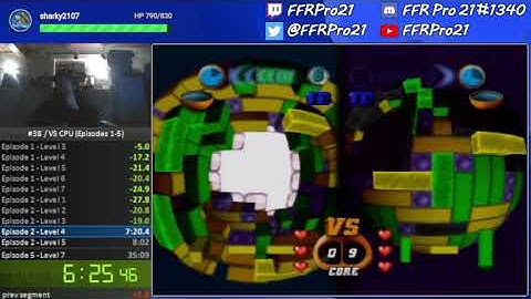 N64 - Tetrisphere - VS CPU Speedrun (Episodes 1-3) - 15:37