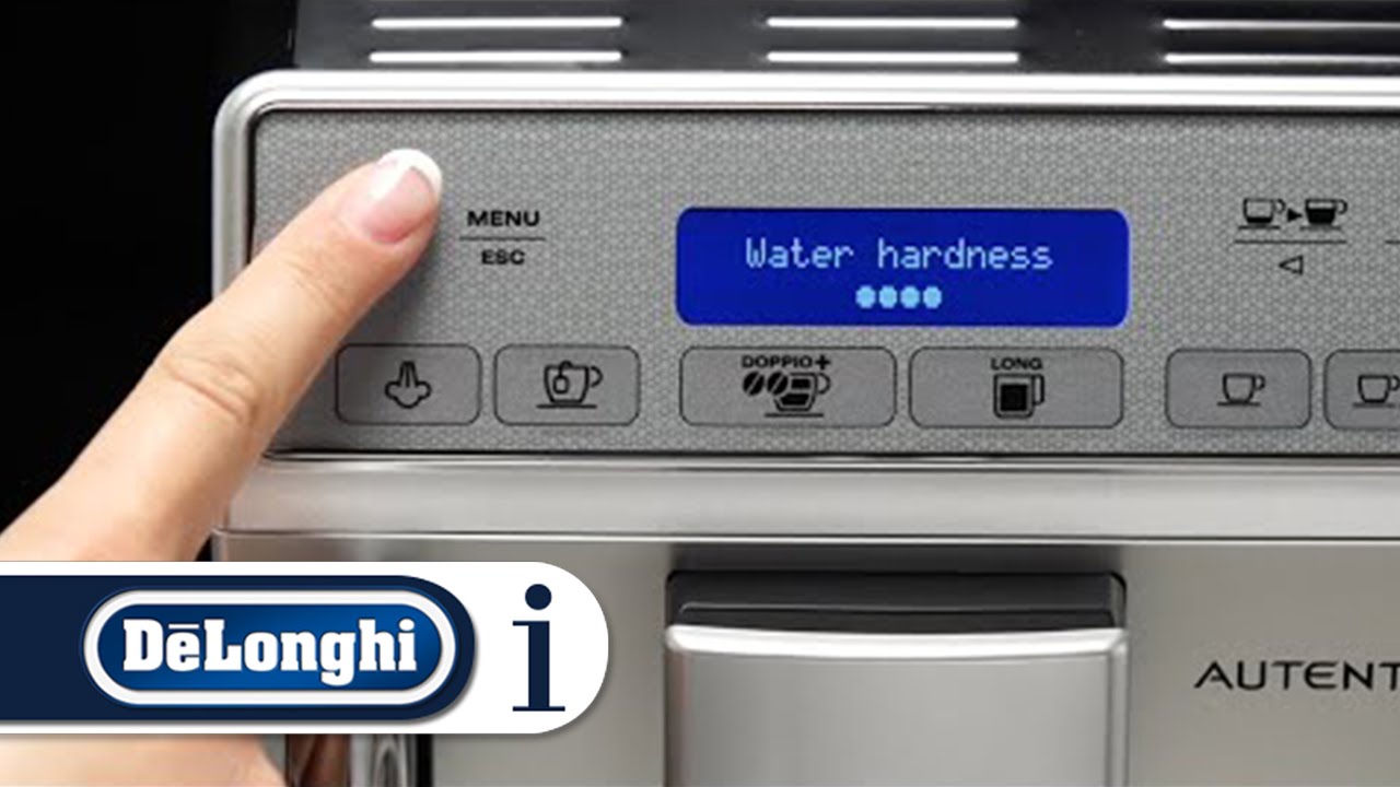 authenticated How to Set the Water Hardness of Your De'Longhi Autentica ETAM 29.620 Coffee Machine