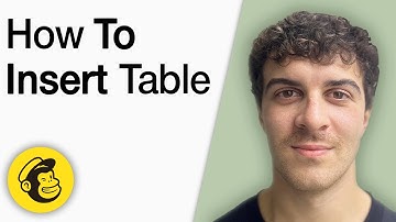 How to Insert Table Mailchimp Tutorial [2025 Full Guide]