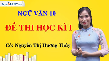 Đề thi học kì I – Ngữ Văn 10 (có video chữa) – Đề số 1 – Giáo viên: Nguyễn Thị Hương Thủy