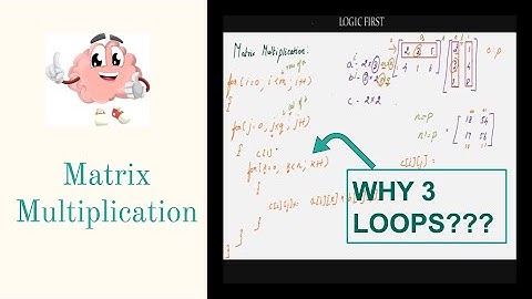 matrix multiplication program in C