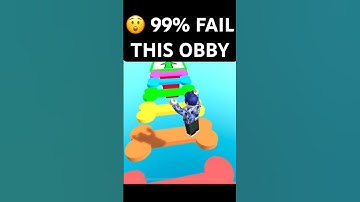 😲 99% FAIL THIS OBBY #shorts #roblox #meme #funny #evanlandchannel #robloxchannel #robloxgamer