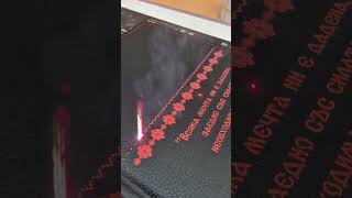 Check this out! Strange sounds while engraving or how the solid material evaporates!