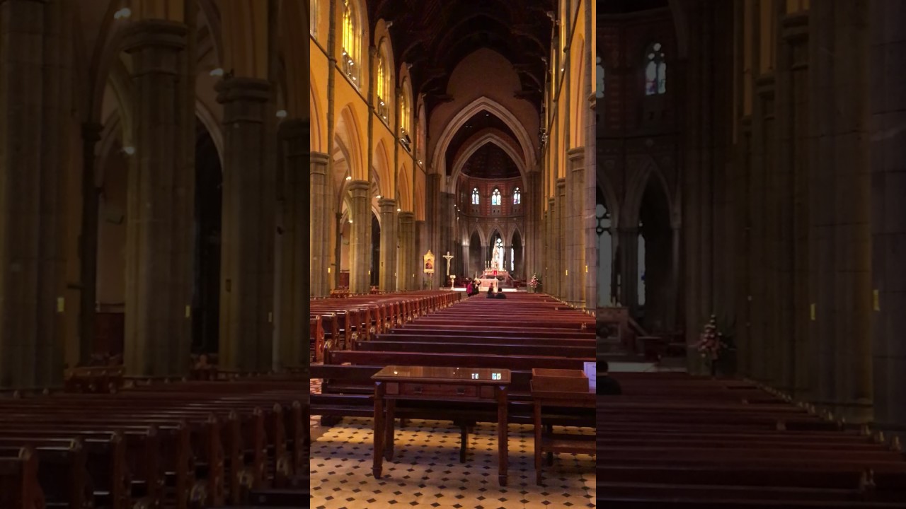 St Patrick's Cathedral Melbourne, after Mass one day. Glimpse. YouTube St Patrick's Cathedral Melbourne, after Mass one day. Glimpse. YouTube