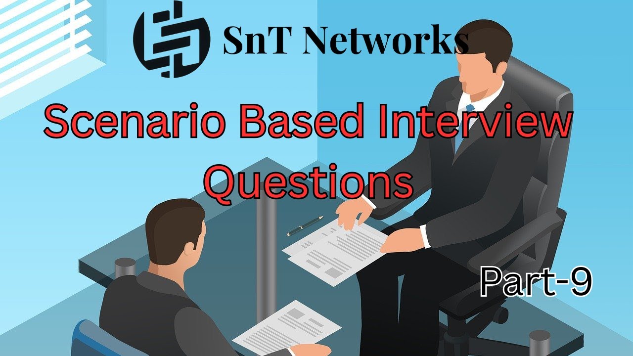 Scenario Based Interview Questions Part 9|Fix Packet Drops #ccna #ccnp ...