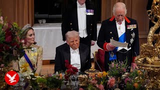 King Charles praises Trump and special relationship in state banquet speech