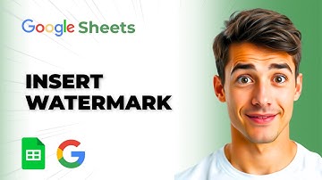 Hoe voeg je een watermerk toe in Google Sheets (logo-afbeelding invoegen) (de gemakkelijkste mani...