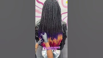Check out Part 2 of this Full Color Service💕 Book appointment www.NappStar.com #locs #locnation