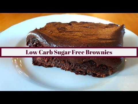 Low Carb Sugar Free Brownies