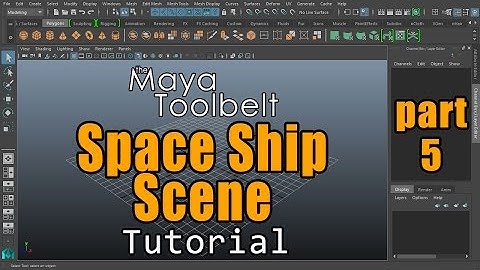 The Maya Toolbelt - Space Ship Scene Animation Tutorial - Part 5