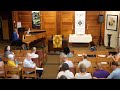 Summer Worship in the Parlor, 7/28/24