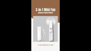 Handheld Mini Fan with Power Bank | My Favorite Travel Products Pt 1