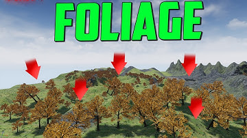 Unreal Engine 4 как добавить растительность /Лес и трава в открытом мире /Modes Foliage/foliage tool