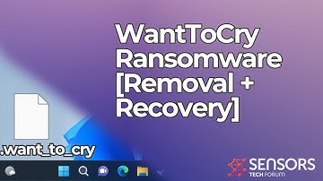 WantToCry Virus Ransomware [.want_to_cry Files] Removal + Decrypt Guide [2025]
