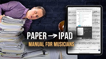 SHEET MUSIC on your IPAD | How to use an iPad for reading sheet music | Forscore