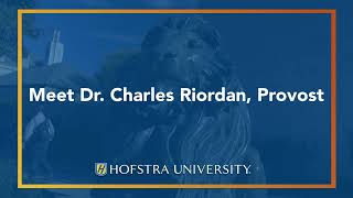 Meet Dr. Charles Riordan, Provost