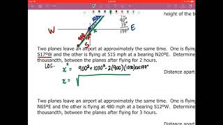 Precalc Ch 6 Word Problem 7