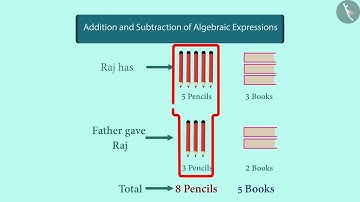 Addition and subtraction of algebraic expressions | Part1/3 | English | Class 8