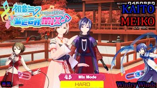 Project Diva Mega Mix- KAITO & MEIKO- 番凩- Wintry Winds (Mix Mode) (Hard) (HD)