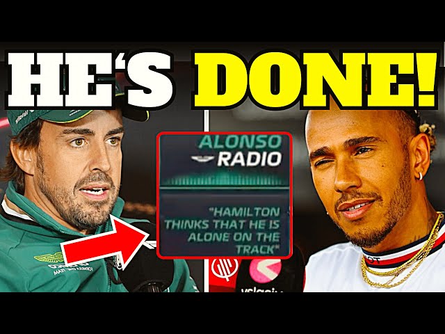Furious Alonso Slams Lewis Hamilton on Radio After New Evidence Found! class=