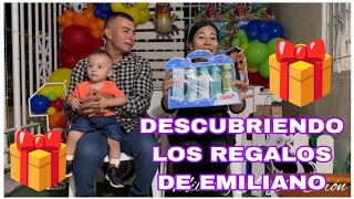 Descubriendo los Regalos de Emiliano 🎉🎉🥰🎁🎁