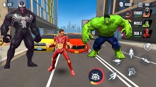 Hulk, Spiderman, Captain America, Ironman || Marvel - Avengers - Spider Fighter 3