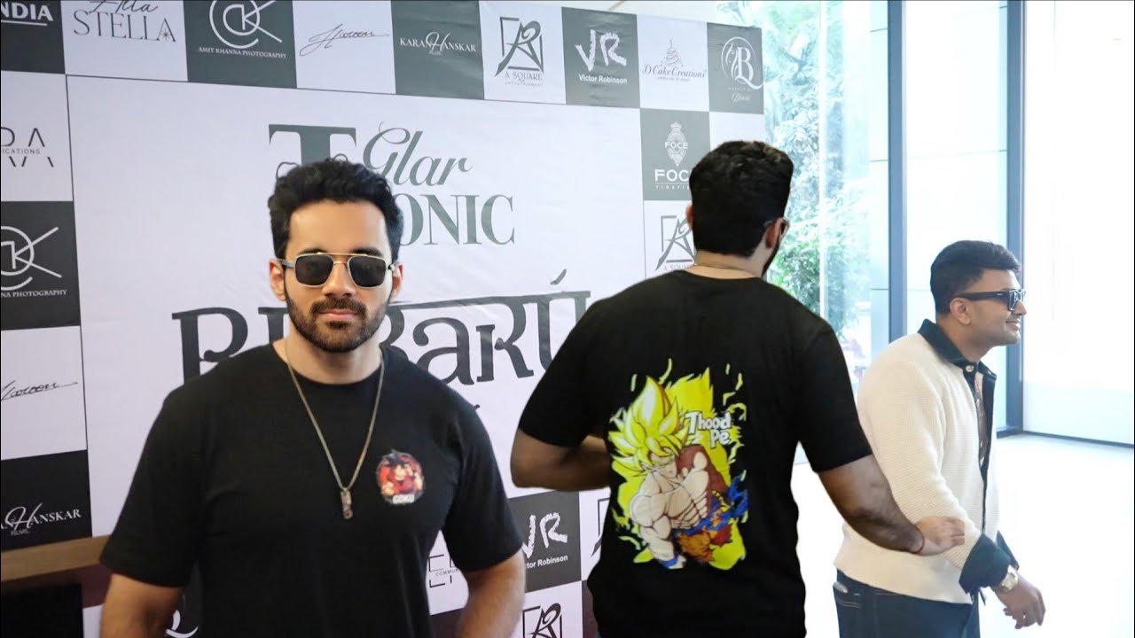 Abhishek Bajaj andAwez Darbar Arrive At Launch Of The Most Awaited Annual Glarionic Calendar By Amit