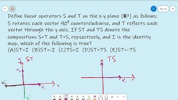 Cracking the GRE Math Subject Test - Linear Algebra #16 (Medium)