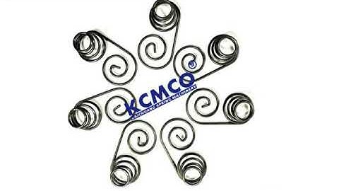 Battery Spring made on New KCT-1112 (0.3 - 1.2mm) 11 Axis Super Wire Former and Spring Coiler